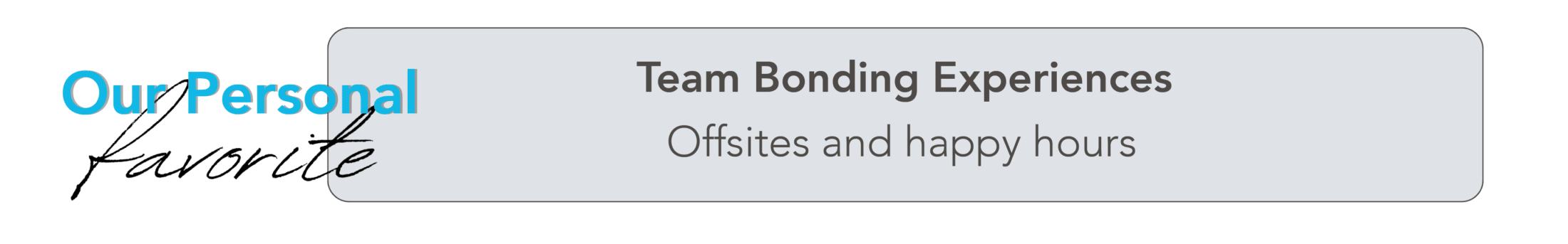 WeInfuse bonding experiences