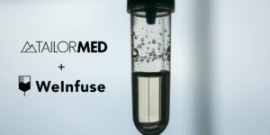 WeInfuse + TailorMed press release news graphic